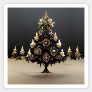 Festive Aesthetic - Rococo Christmas II Sticker